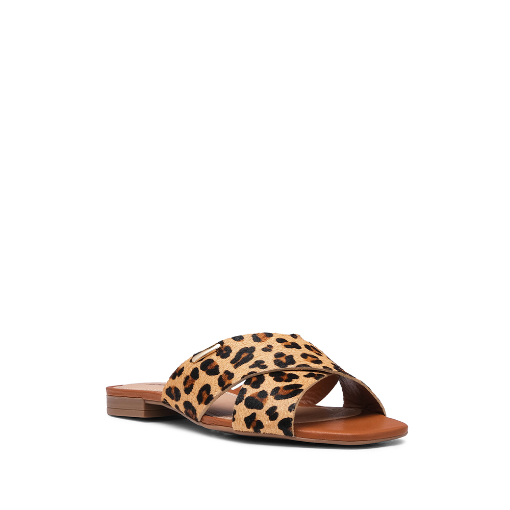 ANIMAL FLAT SANDALS