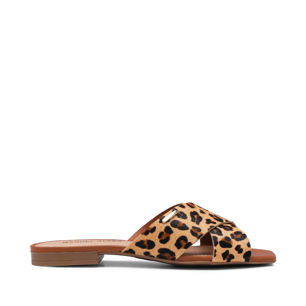 ANIMAL FLAT SANDALS