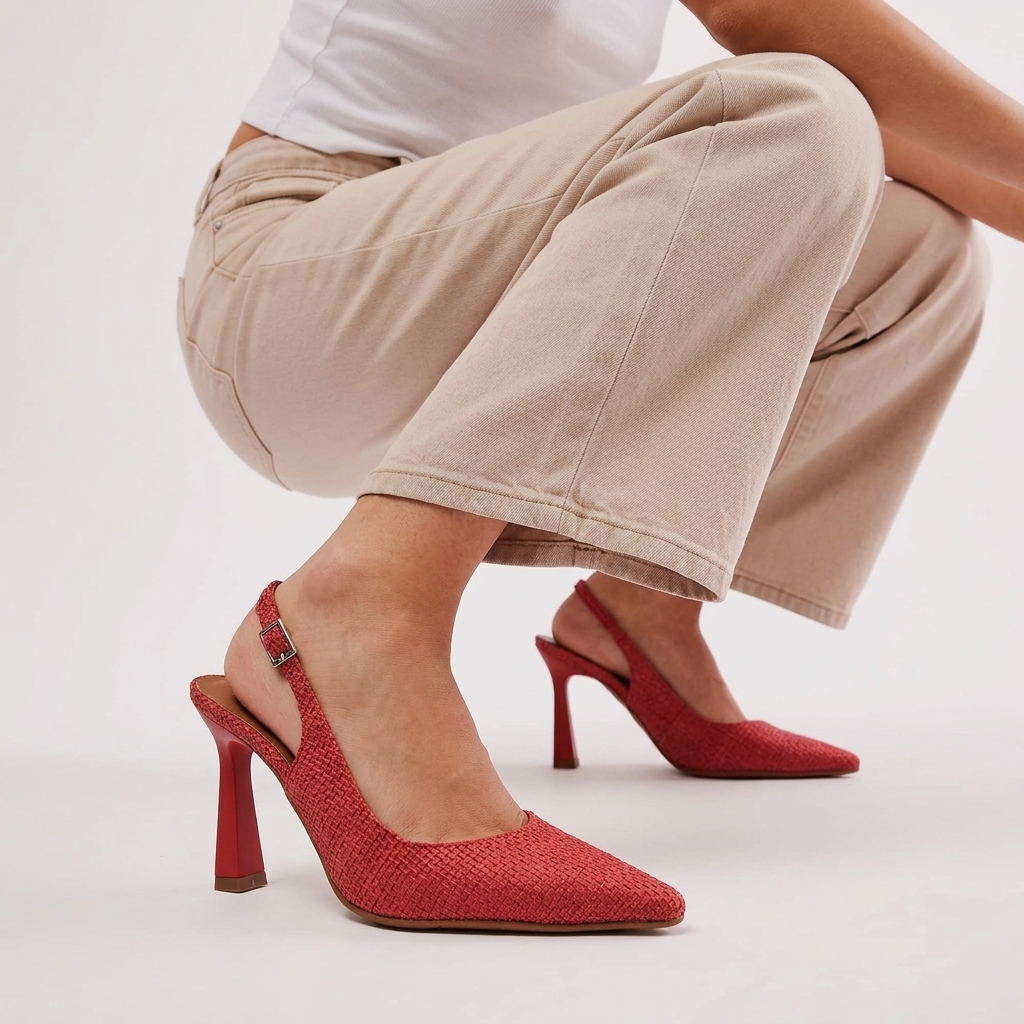 Sapato Salto Alto Vermelho - imagem 3