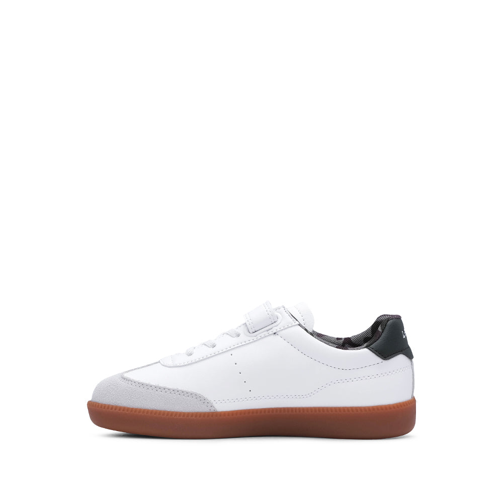 Sapatilha Criança Levi's Branca e Verde, vista lateral