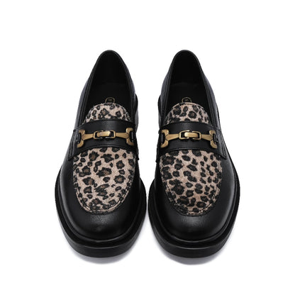 LEOPARD LOAFERS