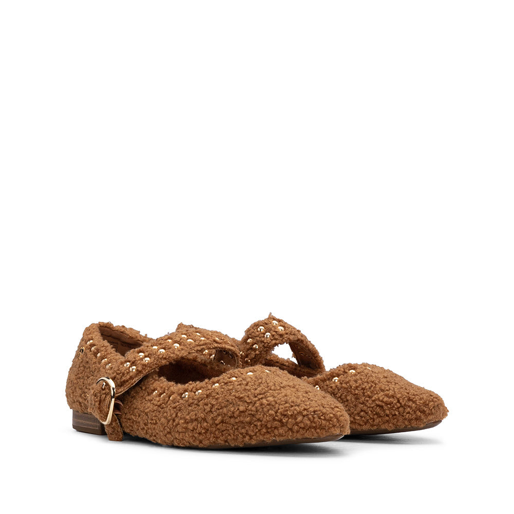 Sapato Sabrinas em Bouclé Camel - imagem 2