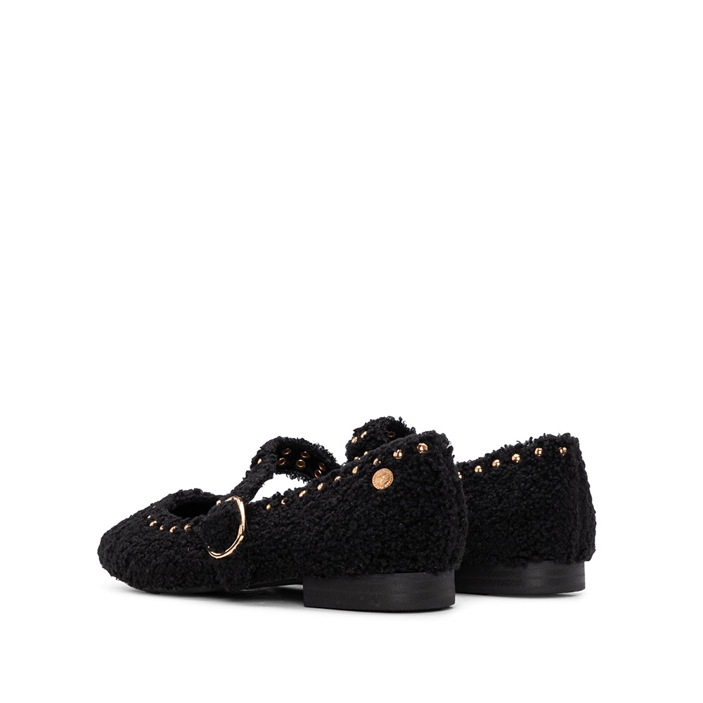Sapato Sabrinas em Bouclé Preto - imagem 3