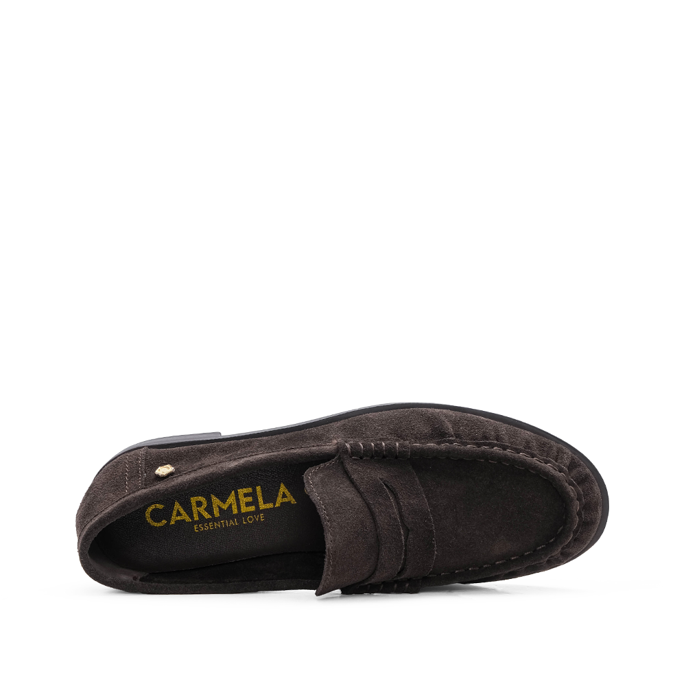 Sapato Mocassim em Camurça Castanho - imagem 4