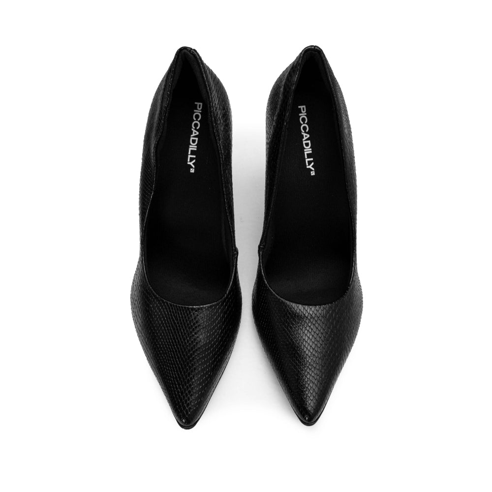 Sapato Salto Alto Animal Print Preto - imagem 4