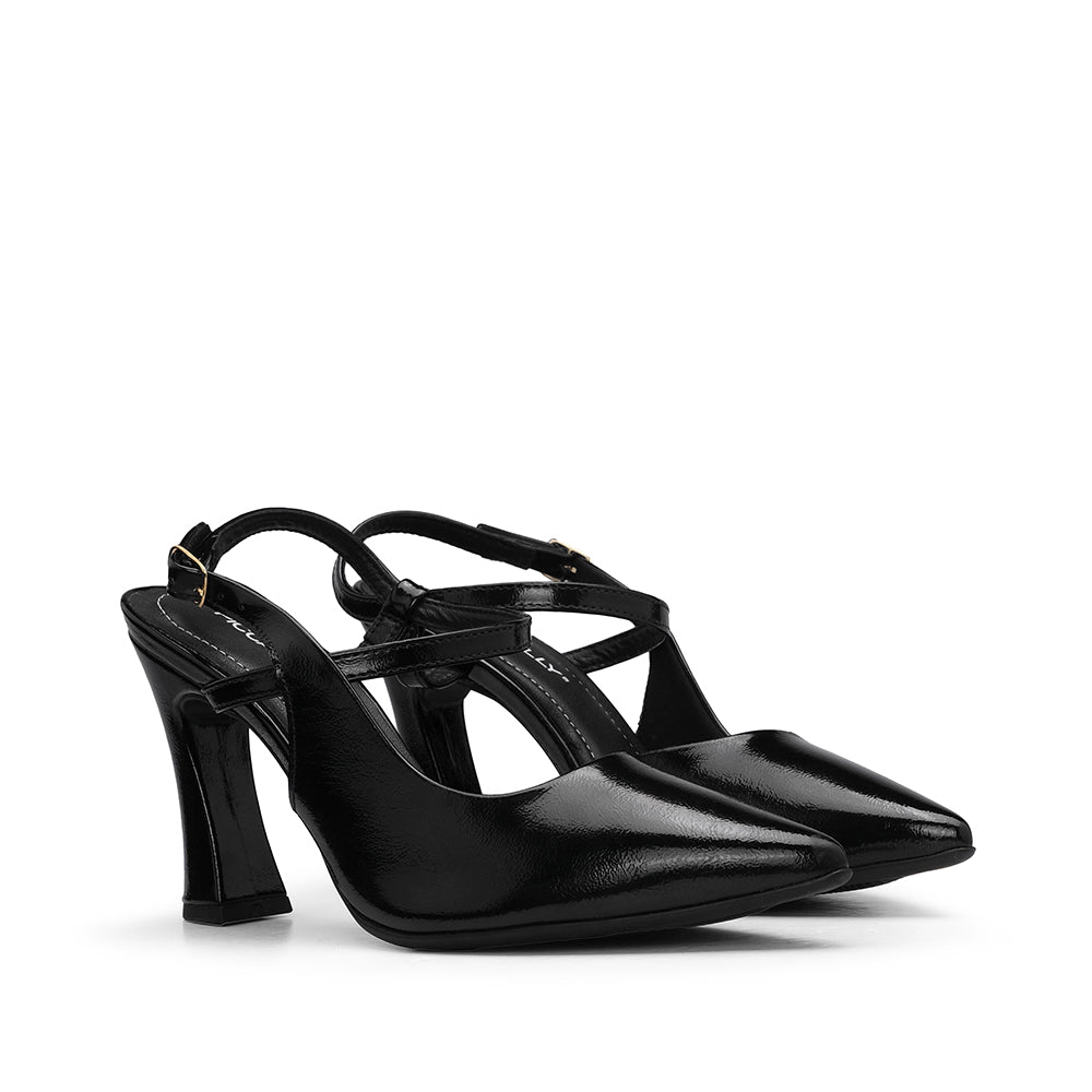 Sapato Salto Alto em Verniz Preto - imagem 2