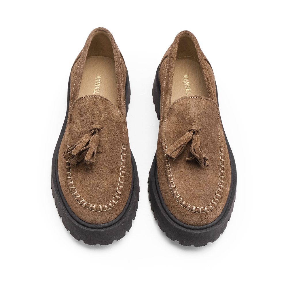 Sapato Mocassim em Camurça Taupe - imagem 5