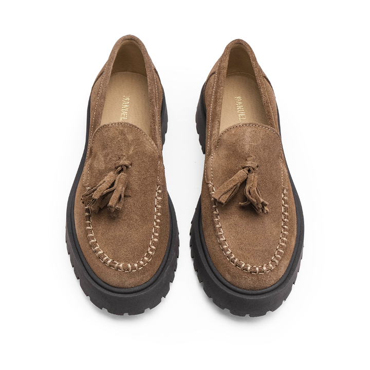 Sapato Mocassim em Camurça Taupe - imagem 5