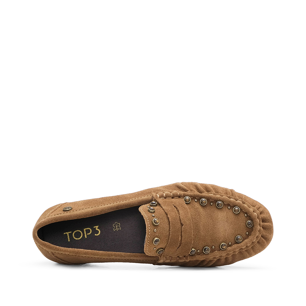 Sapato Mocassim em Camurça Camel - imagem 4