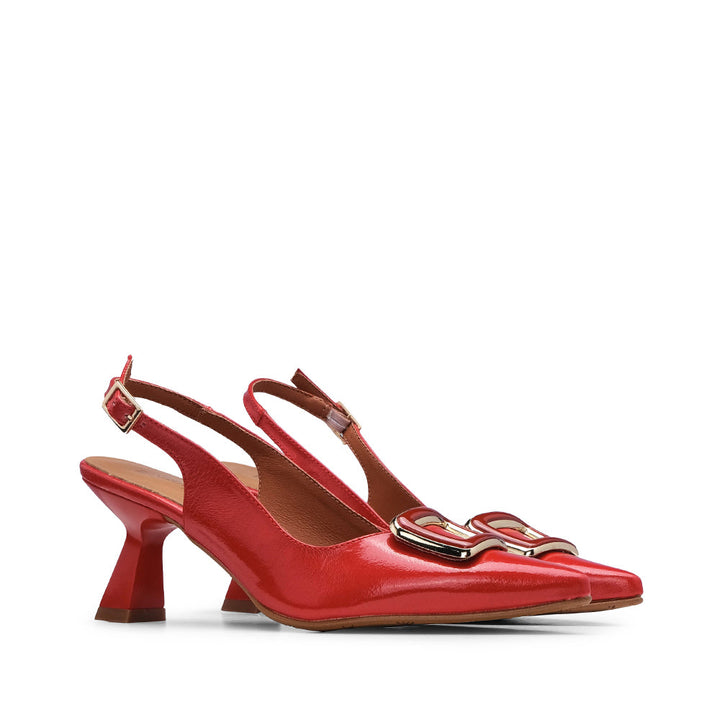 Sapato Salto Alto em Verniz Vermelho - imagem 2