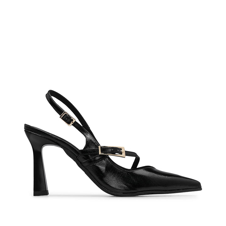 Sapato Salto Bloco Mulher Preto