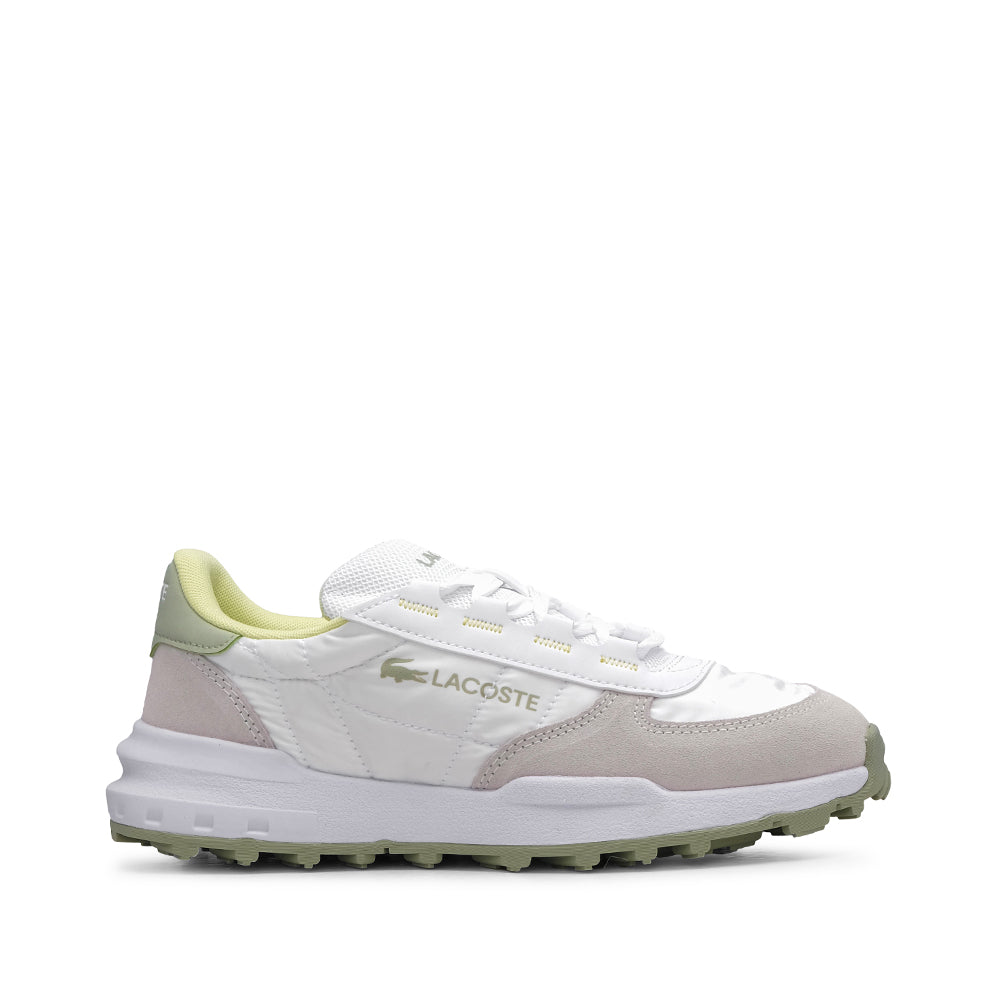 Sapatilha Casual Mulher Lacoste Branco com Forro Verde-Limão Branco - imagem 1