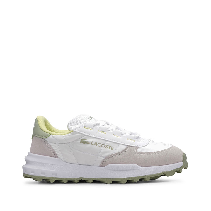 Sapatilha Casual Mulher Lacoste Branco com Forro Verde-Limão Branco - imagem 1