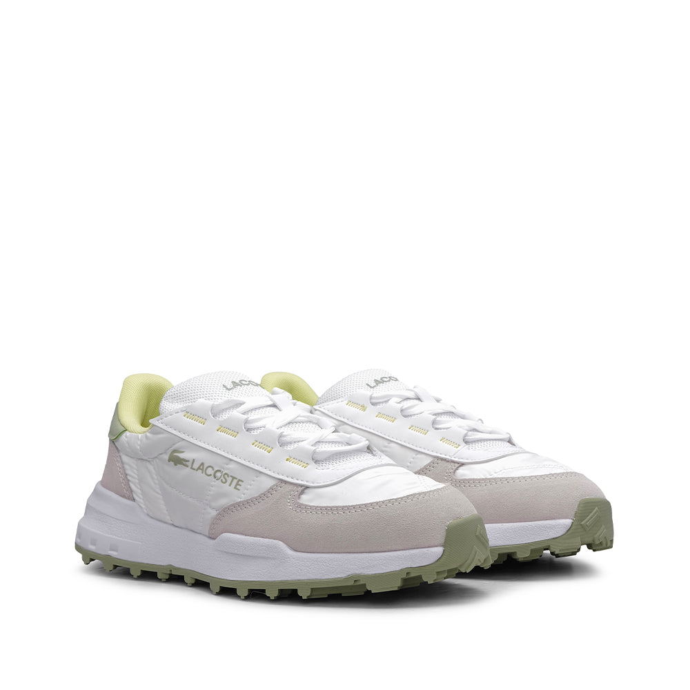 Sapatilha Casual Mulher Lacoste Branco com Forro Verde-Limão Branco - imagem 2