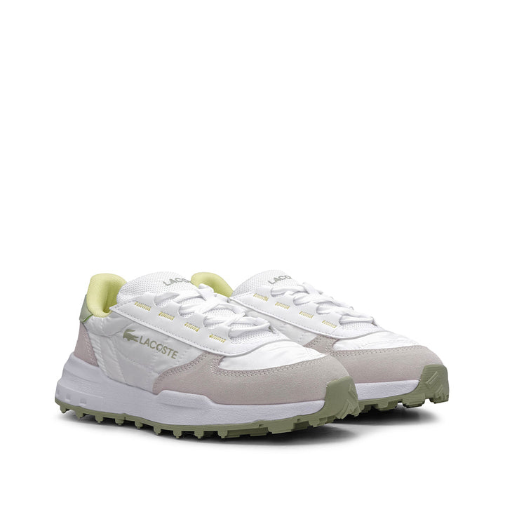 Sapatilha Casual Mulher Lacoste Branco com Forro Verde-Limão Branco - imagem 2