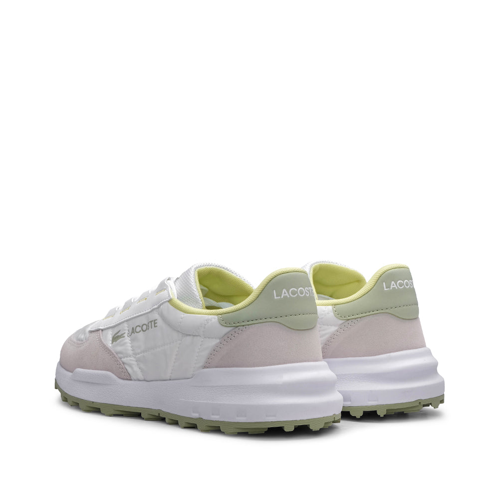 Sapatilha Casual Mulher Lacoste Branco com Forro Verde-Limão Branco - imagem 3