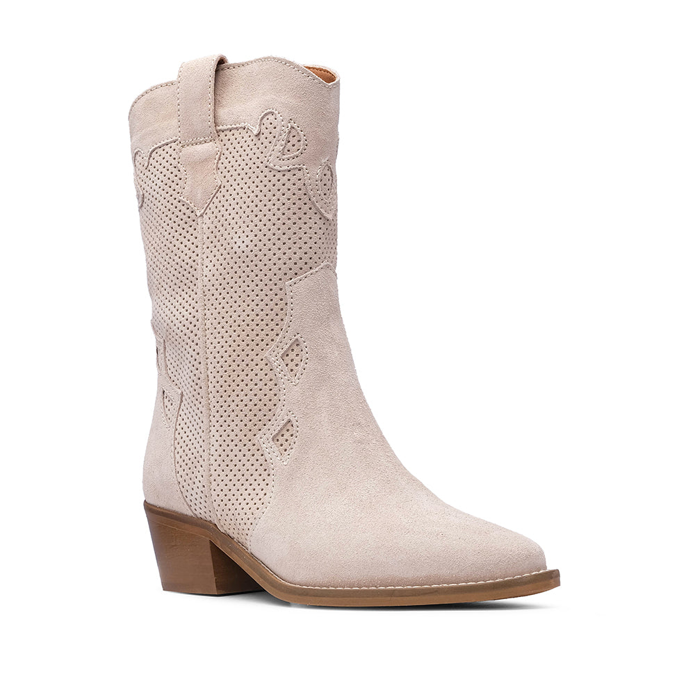 BOTAS TEXANAS FEMININAS EM PELE