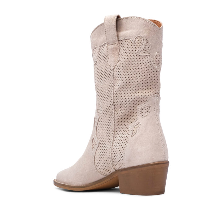 BOTAS TEXANAS FEMININAS EM PELE