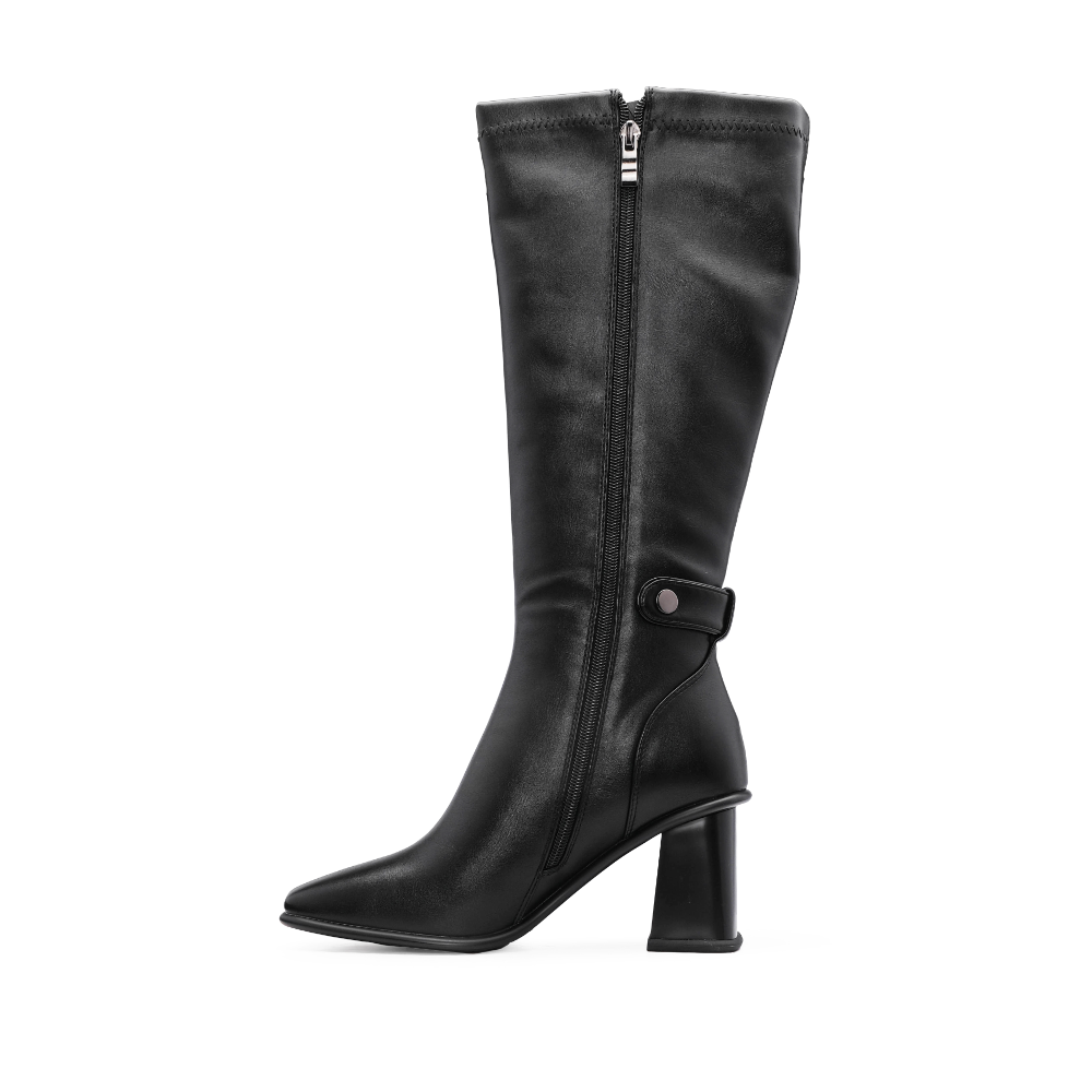 Bota de Cano Alto Mulher Rock Away Preta - Preto