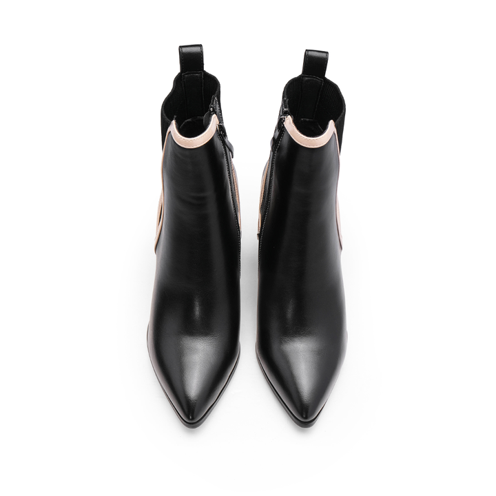 Botim de Salto Mulher Rock Away - Preto