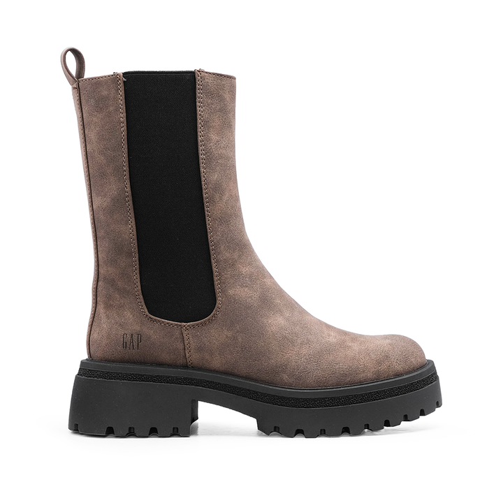 Bota Chelsea Mulher Gap com Sola de Piso Marcado - Castanho