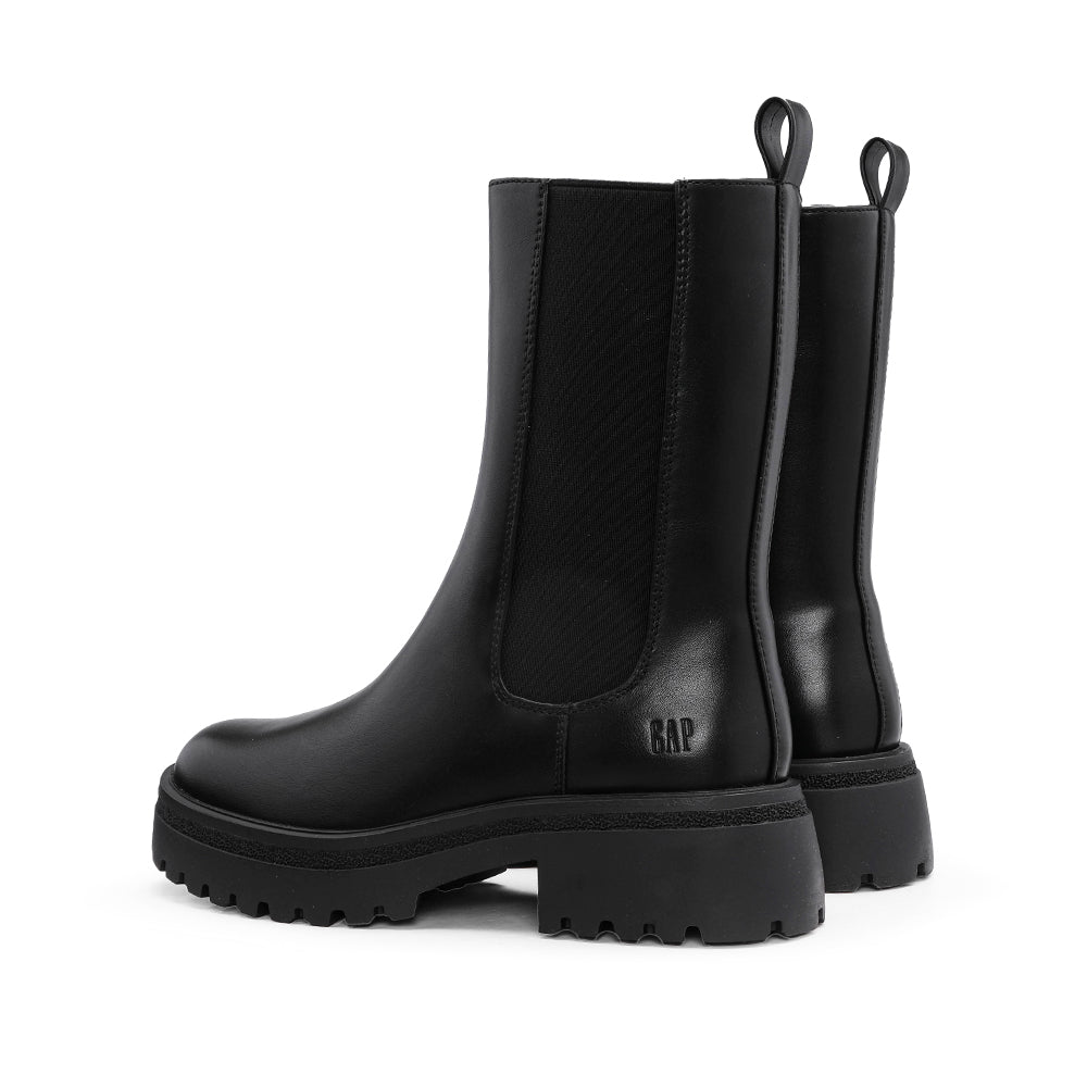 Bota Chelsea Mulher Gap com Sola de Piso Marcado - Preto