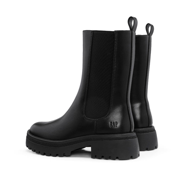 Bota Chelsea Mulher Gap com Sola de Piso Marcado - Preto
