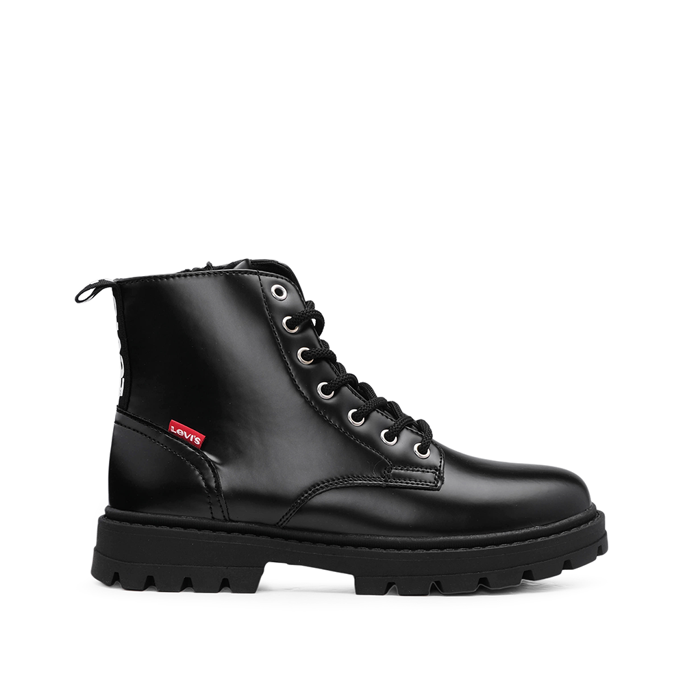Botim Militar Mulher Levi's com Atacadores - Preto