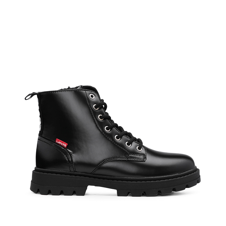 Botim Militar Mulher Levi's com Atacadores - Preto