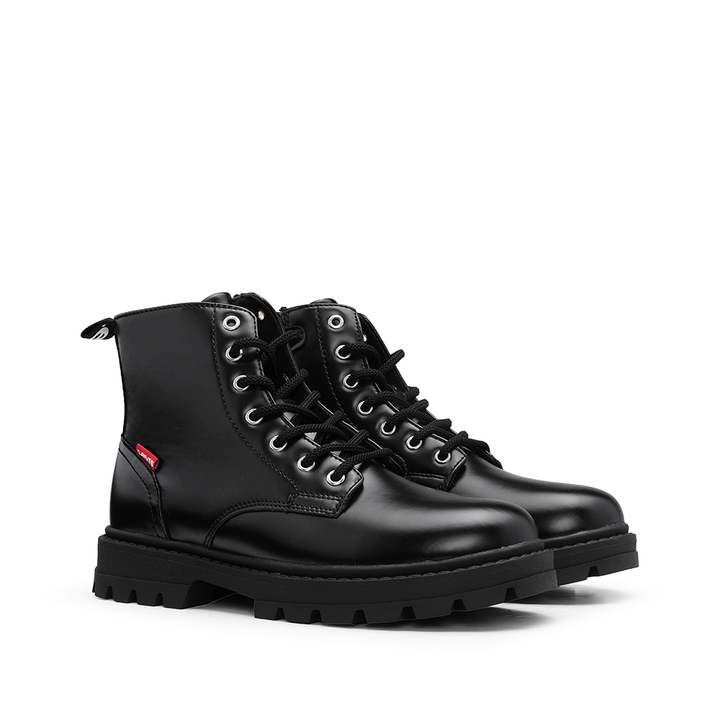 Botim Militar Mulher Levi's com Atacadores - Preto
