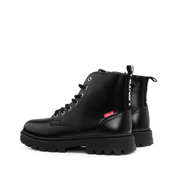 Botim Militar Mulher Levi's com Atacadores - Preto