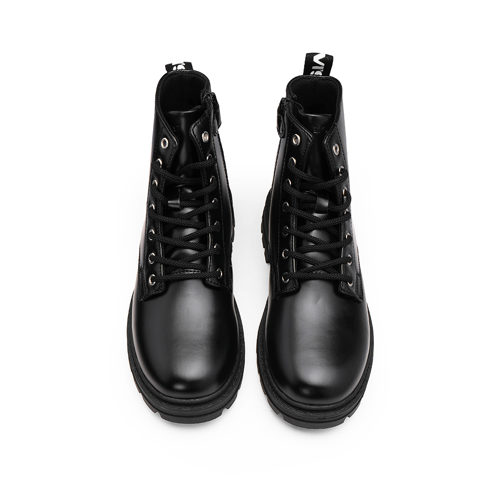 Botim Militar Mulher Levi's com Atacadores - Preto