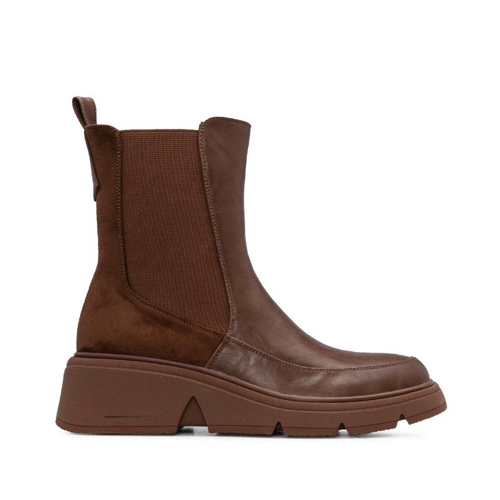 Botim Chelsea Mulher Rosa Amada Camel