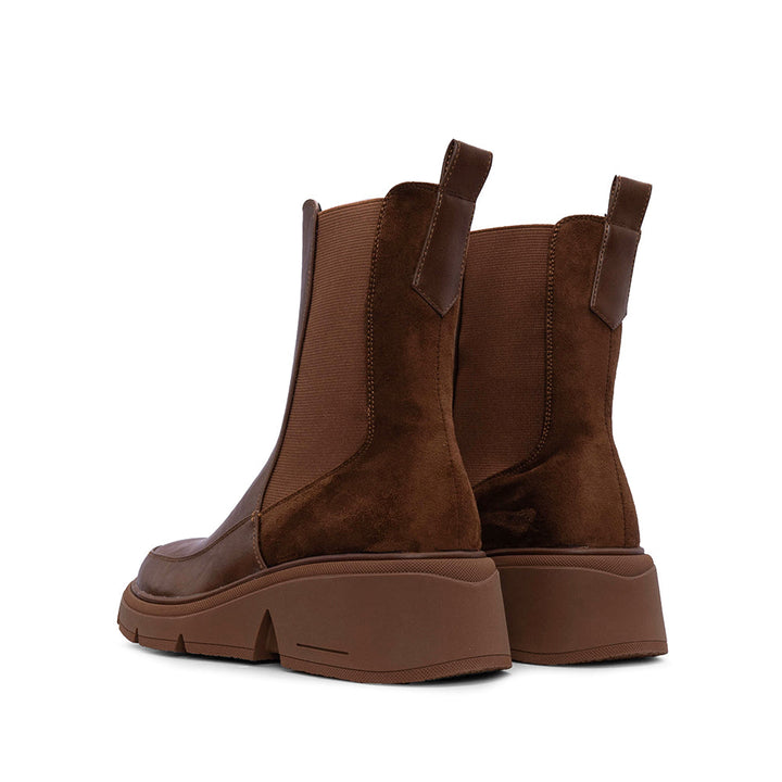 Botim Chelsea Mulher Rosa Amada Camel - Camel