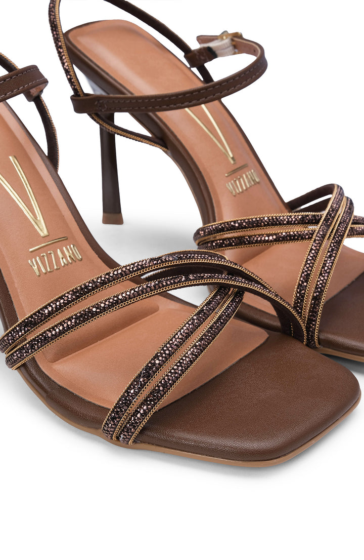 SANDÁLIAS FEMININAS SALTO ALTO