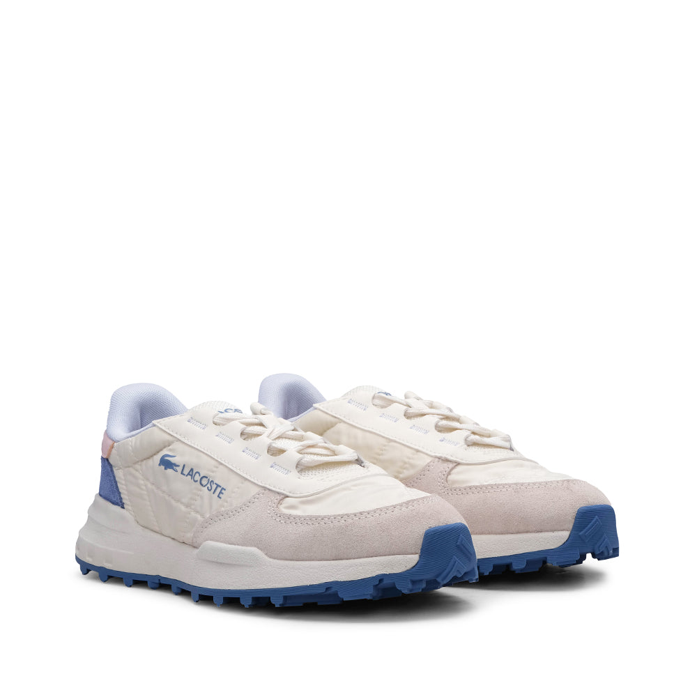 Sapatilha Casual Mulher Lacoste Branco com Nobuck Branco - imagem 2