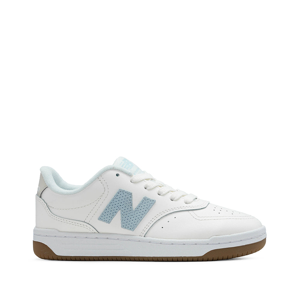 Sapatilha Casual Mulher New Balance B80 Branco e Azul Branco e Azul - imagem 1