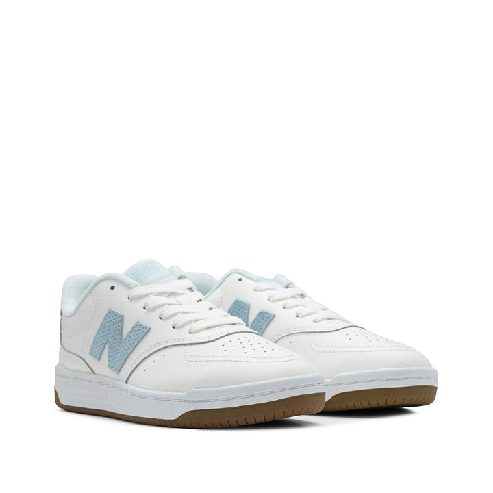 Sapatilha Casual Mulher New Balance B80 Branco e Azul Branco e Azul - imagem 2
