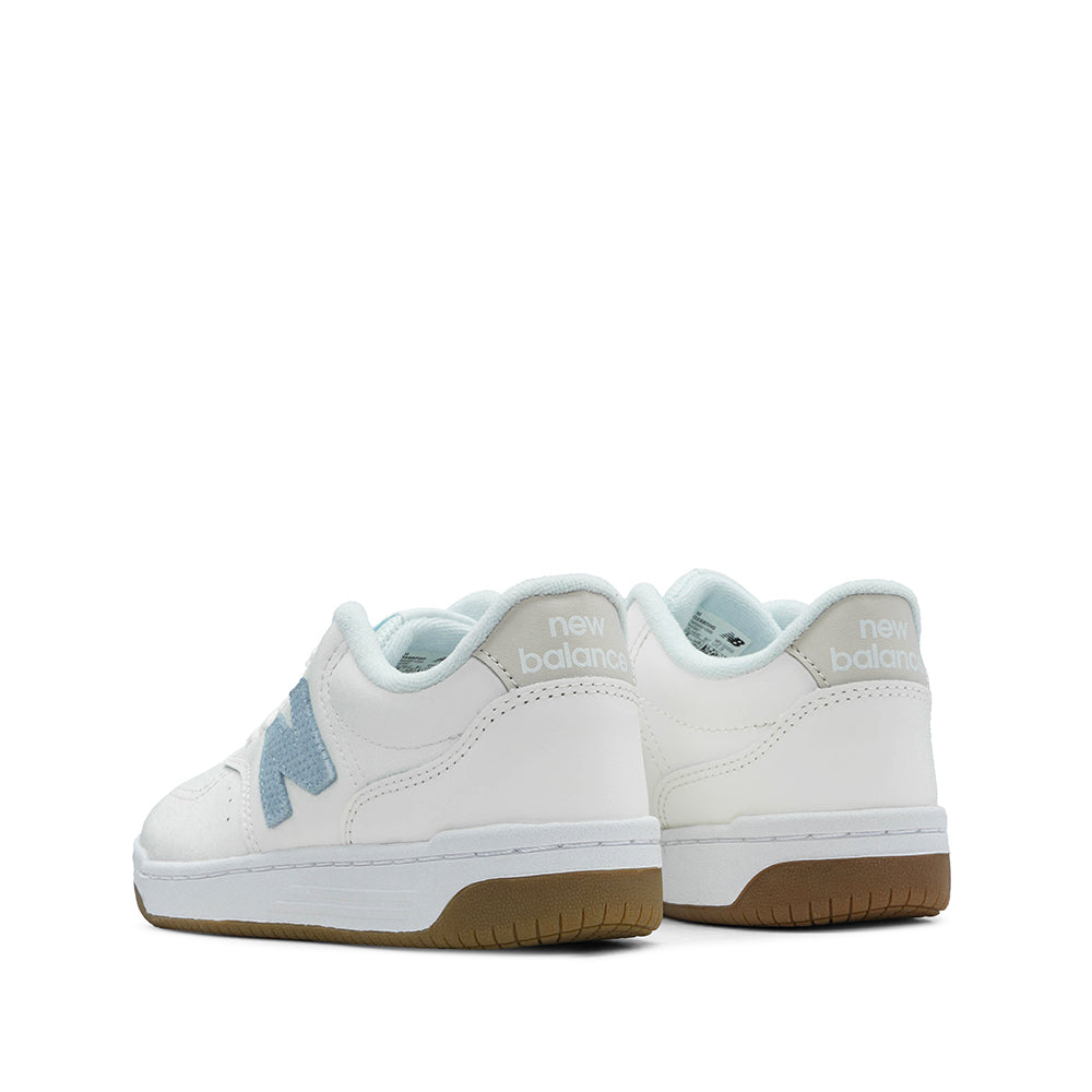 Sapatilha Casual Mulher New Balance B80 Branco e Azul Branco e Azul - imagem 3