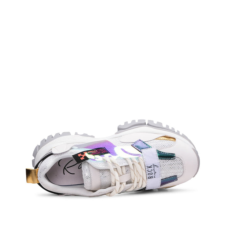 Sapatilha Casual Mulher Rock Away Multicolor Multicolor - imagem 4