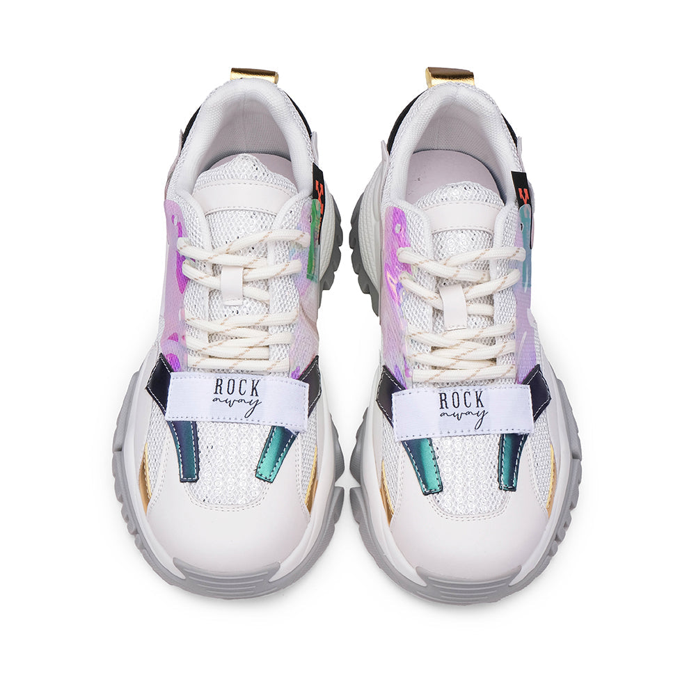 Sapatilha Casual Mulher Rock Away Multicolor Multicolor - imagem 5