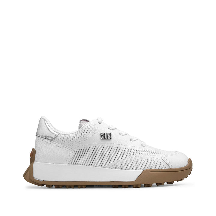 Sapatilha Casual Mulher Bottero em Pele Branco Branco - imagem 1