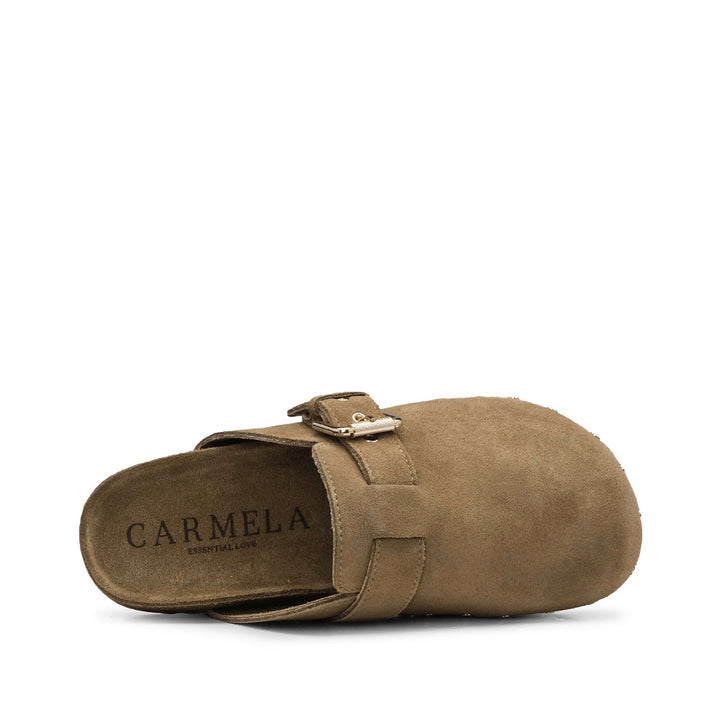 Soca Salto Raso em Camurça Camel - imagem 5