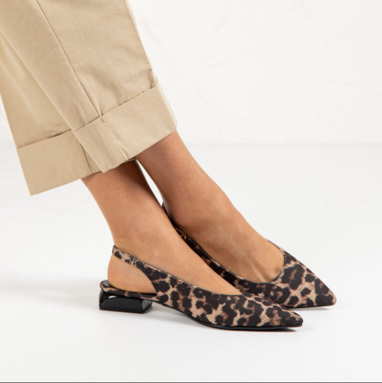 SAPATOS SLINGBACK RASOS FEMININOS