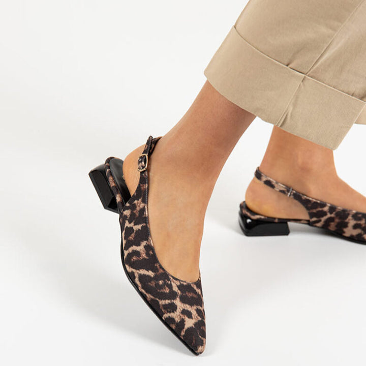 SAPATOS SLINGBACK RASOS FEMININOS