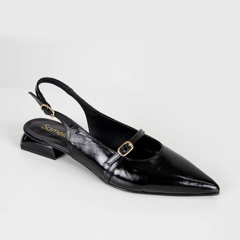 SAPATOS SLINGBACK RASOS FEMININOS
