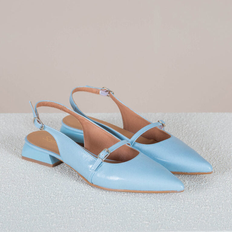 SAPATOS SLINGBACK RASOS FEMININOS